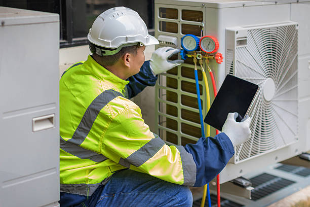 Professional Hvac technician working in Salvisa, KY